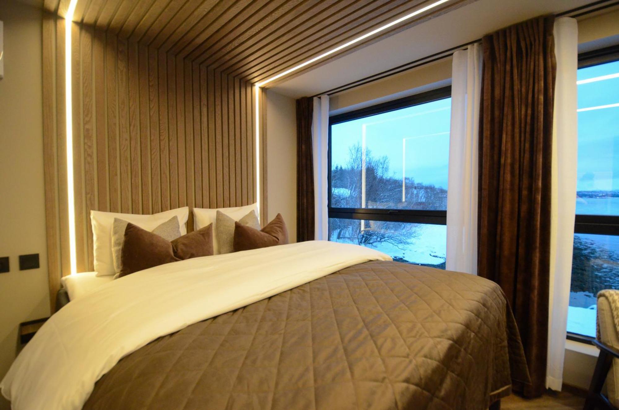 Steam Pier Apartman Kvaloya Szoba fotó